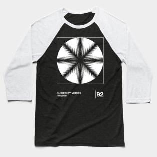 GBV / Minimalist Style Graphic Design Baseball T-Shirt